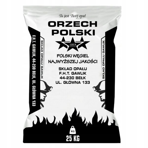 Węgiel Orzech Polski 29 MJ - Worek 20x25kg