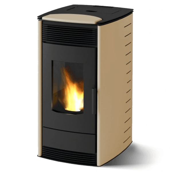 Piec stalowy na pellet z płaszczem wodnym BRESCIA 13kW